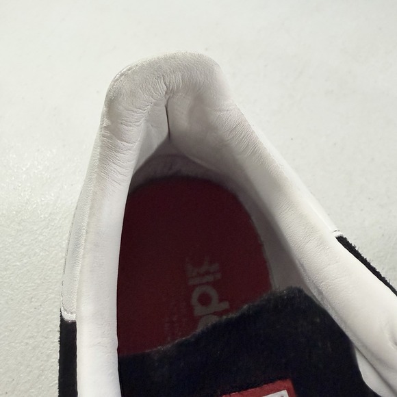 Vintage Adidas Campus II Black White Red Suede Leather Shoes 2005 Mens 10 451695